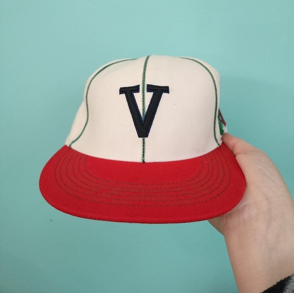 Vintage MLB Negro League Hat Medium Mexico Patch - Picture 1 of 12